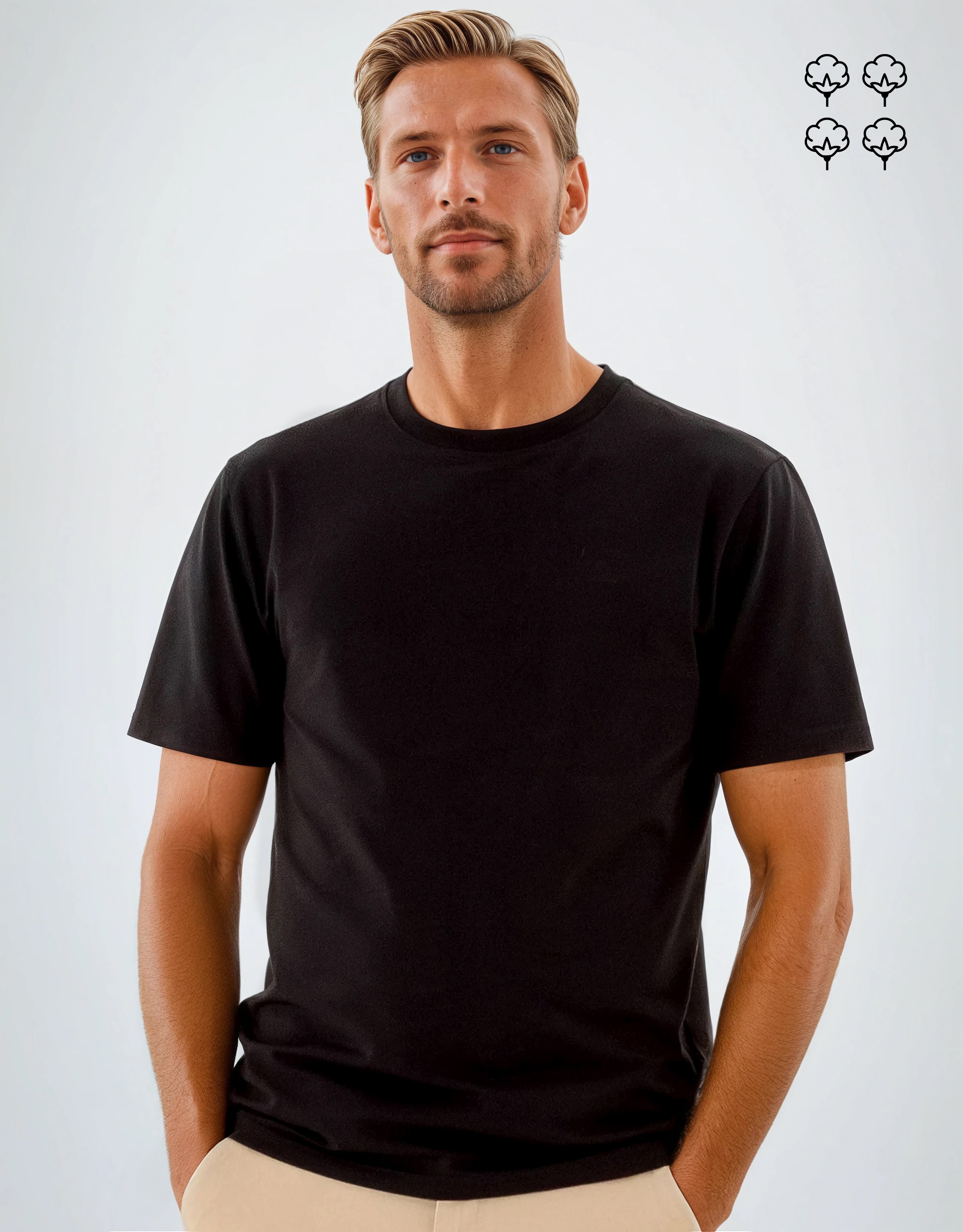 T-SHIRT 220 GRAMS MONARQUE PIMA COTTON