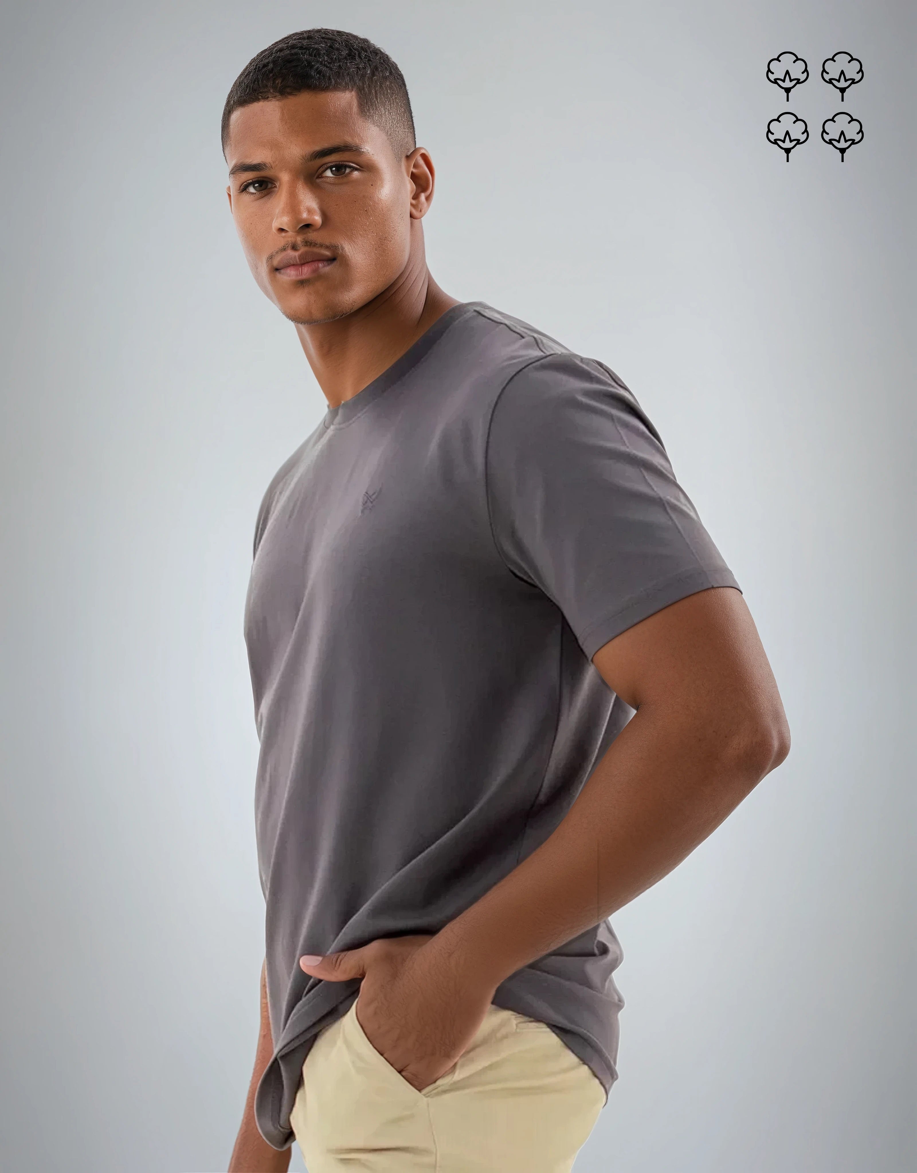 T-SHIRT 220 GRAMS MONARQUE PIMA COTTON