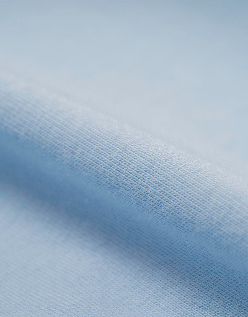 CHEMISE HYBRIDE COTON PIMA MONARQUE - Bleu clair
