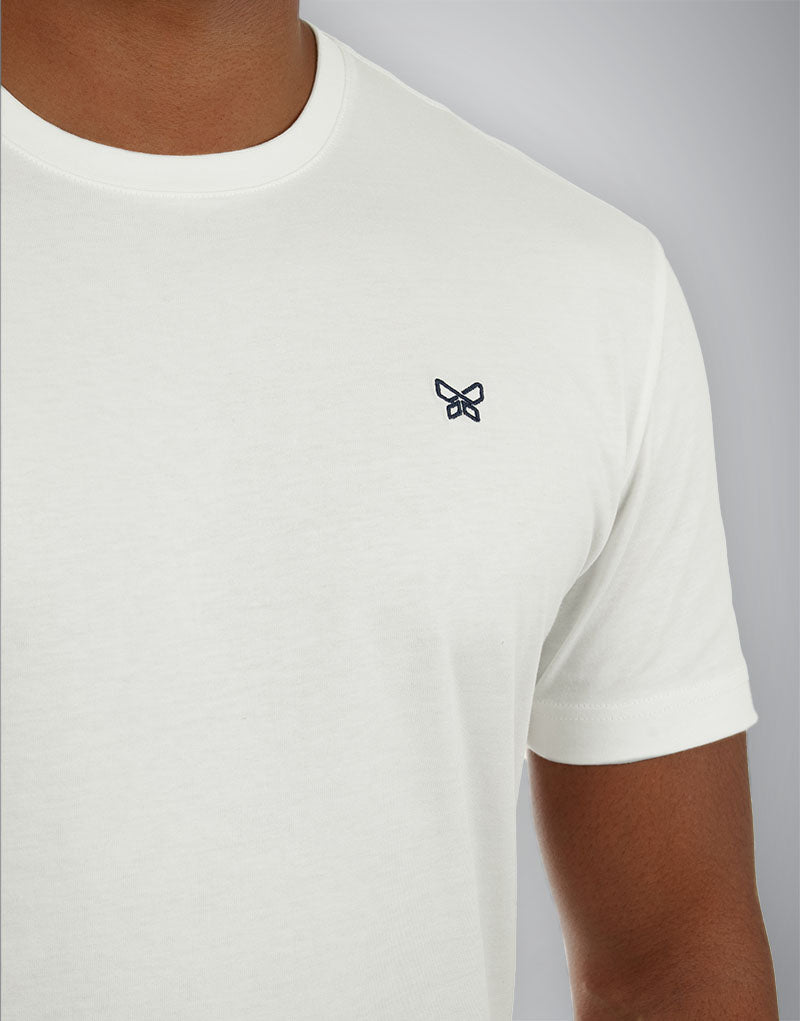 T-SHIRT MONARQUE 100% COTON - BLANC