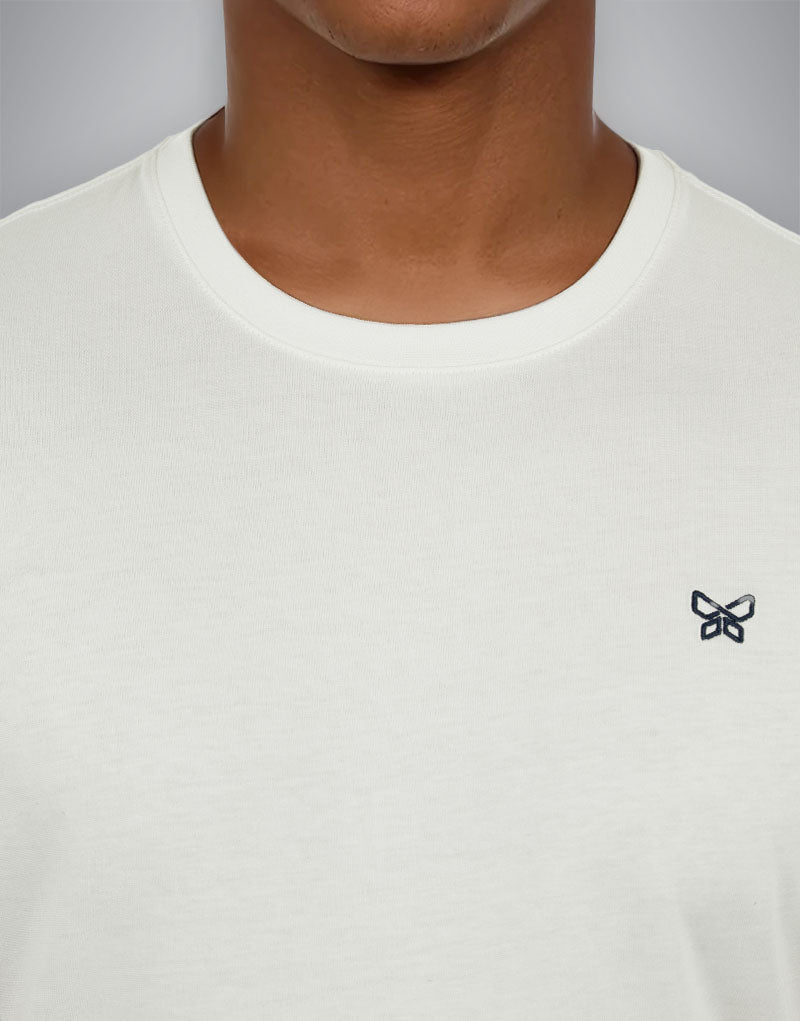 T-SHIRT MONARQUE 100% COTON - BLANC