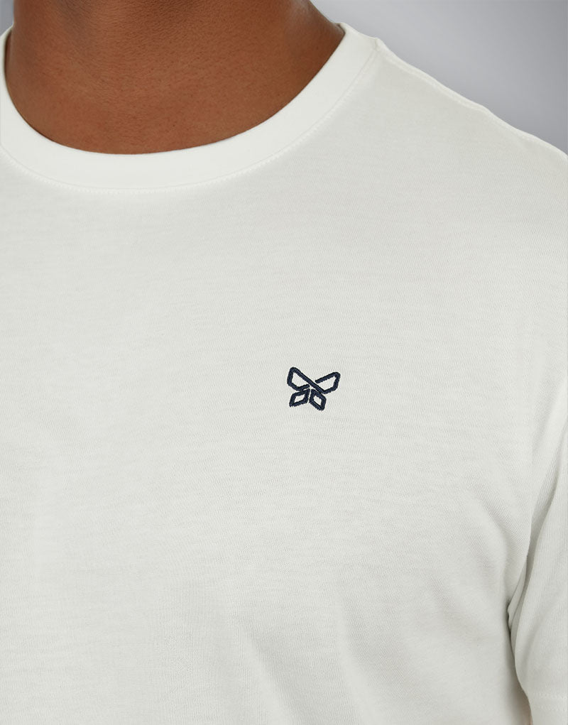 T-SHIRT MONARQUE 100% COTON - BLANC