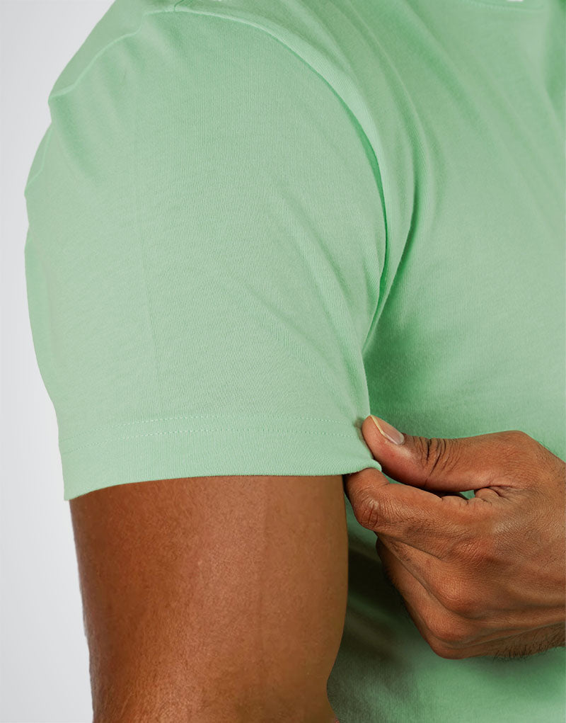 T-SHIRT MONARQUE SOLAIRE 190 GRAMMES 100% COTON - VERT JADE